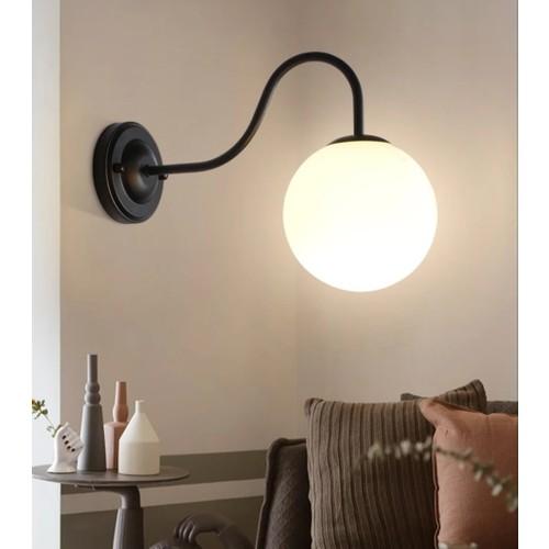 

mylights Modern Sport Opal Glass Wall Bra E27 Socket MYL002414