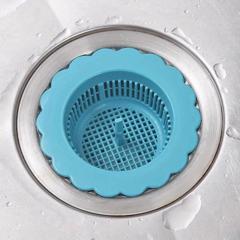 

1PC Kitchen Sink Strainers Drain Spout Filter, Food Scraps Catcher Against Clogging Sink Drain, Kitchen Sink Basket Strainer синий