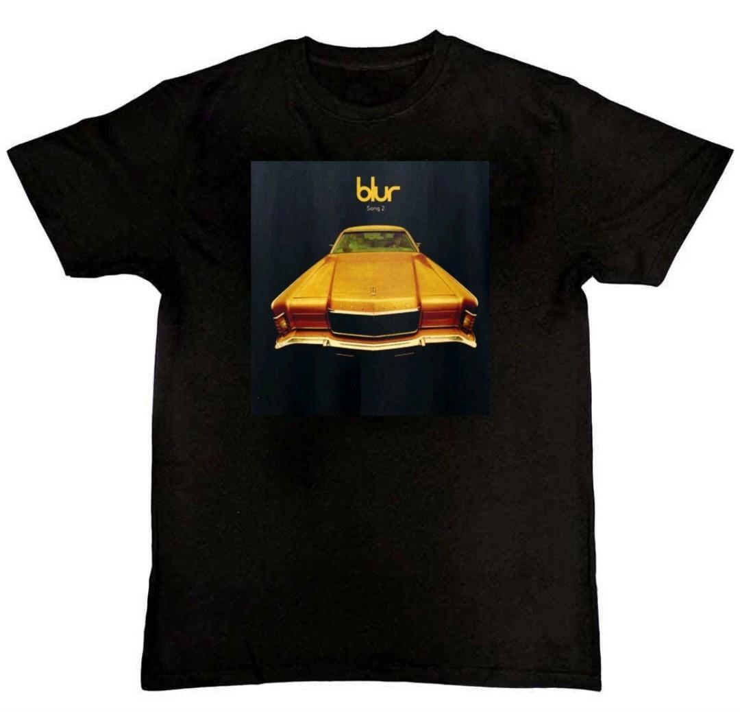 Rare Blur Band Song 2 Album Graphic Mens T-Shirt S-4XL L
