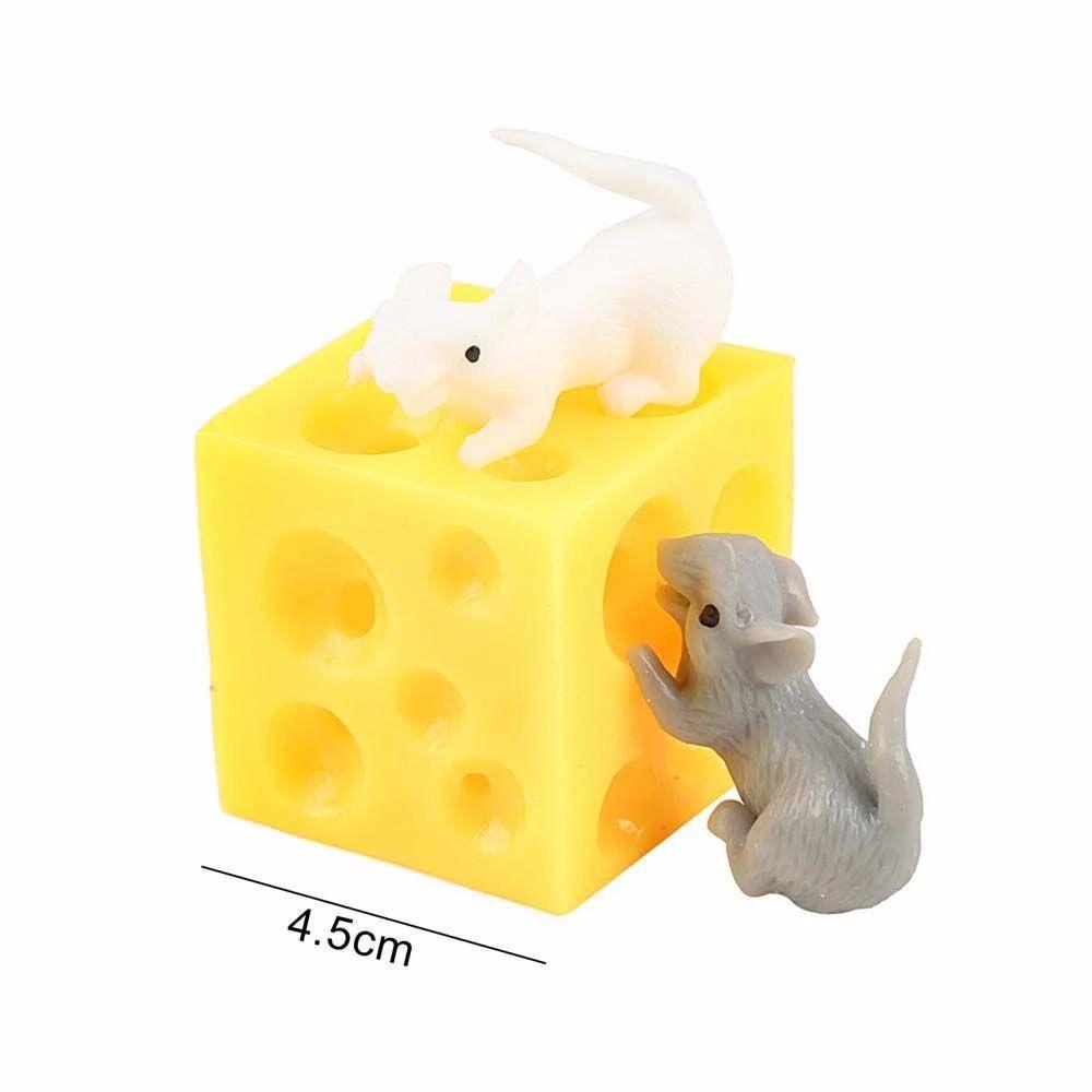 Seek Toy Squishable Toy Sloth Hide And Seek Mouse and Cheese Toy Mouse Steal Cheese Stress Relief