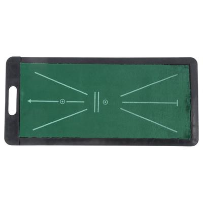 Mini Golf Putting Swing Practice Mat Hitting Training Flannel Rubber Pad for Indoor Outdoor