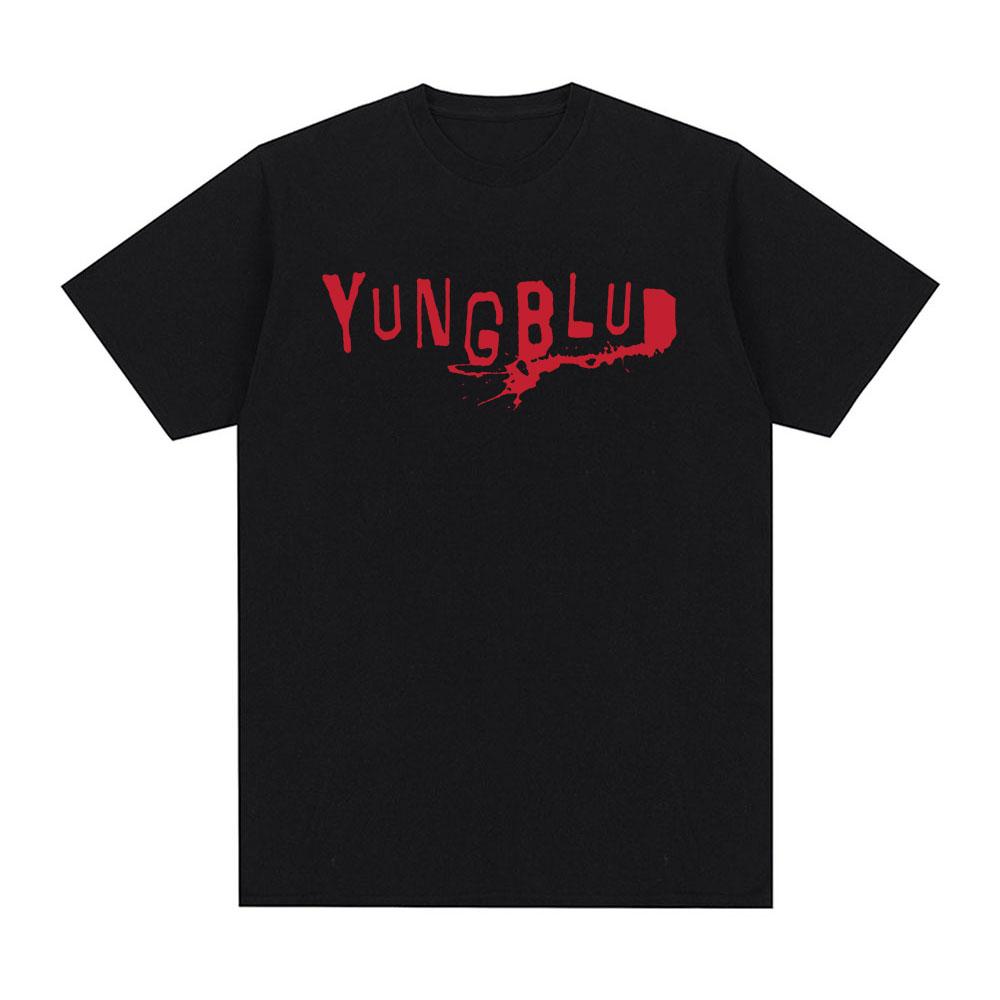 Singer Yungblud Same Style Merch Pink Tshirts Fans Gifts Unisexs Clothing Fashion Short Sleeves Cotton Casual T Shirt