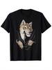 Wolf Tierliebhaber Bedrucktes T-Shirt, Unisex Bedrucktes T-Shirt