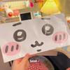1 Sheet Helmet Electric Car Smiling Face Decals Chiikawa Emoticon Sticker Air Conditioner Diy Decorative Stickers