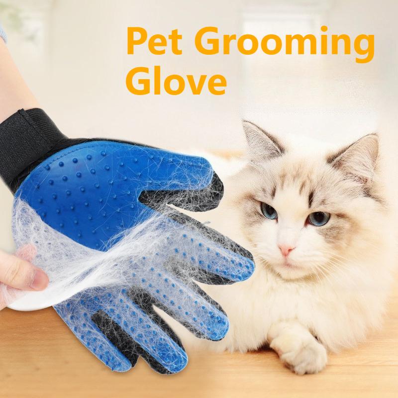 Cat Dog Massage Bathing Cleaning Grooming Tools Pet Hair Remover Gloves Cat Grooming Hair Deshedding Brush Pet Grooming Glove