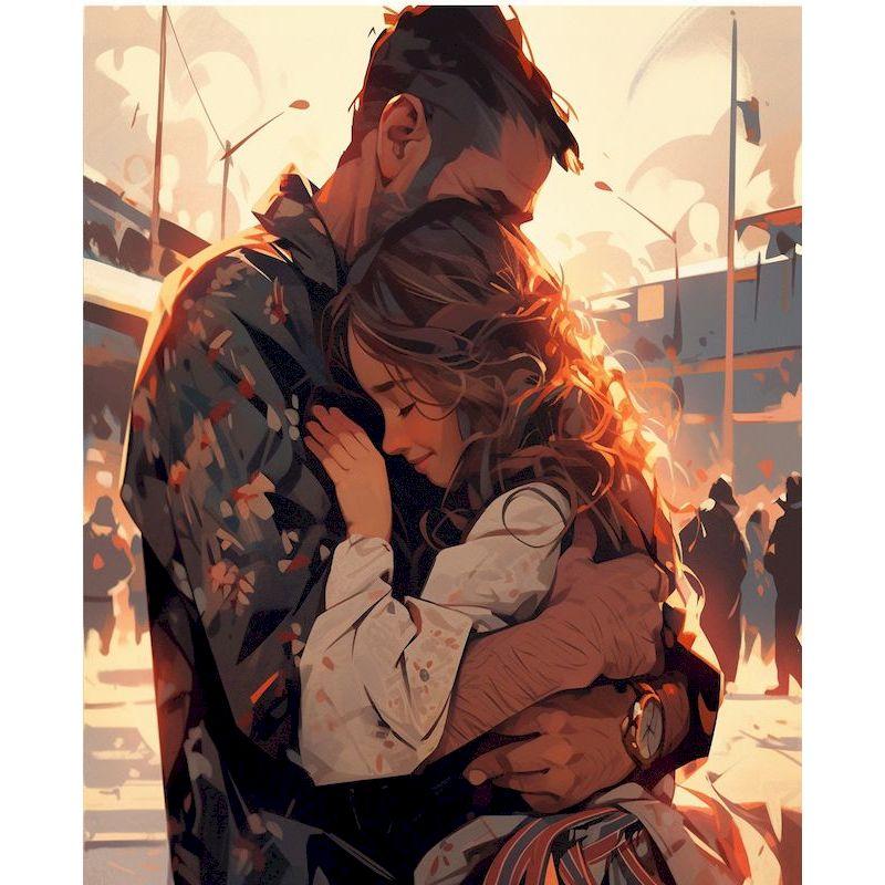 CHENISTORY Paint By Number Beach Couples Girl Drawing On Canvas Wall Art Picture Coloring By Numbers Home Decoration Painting