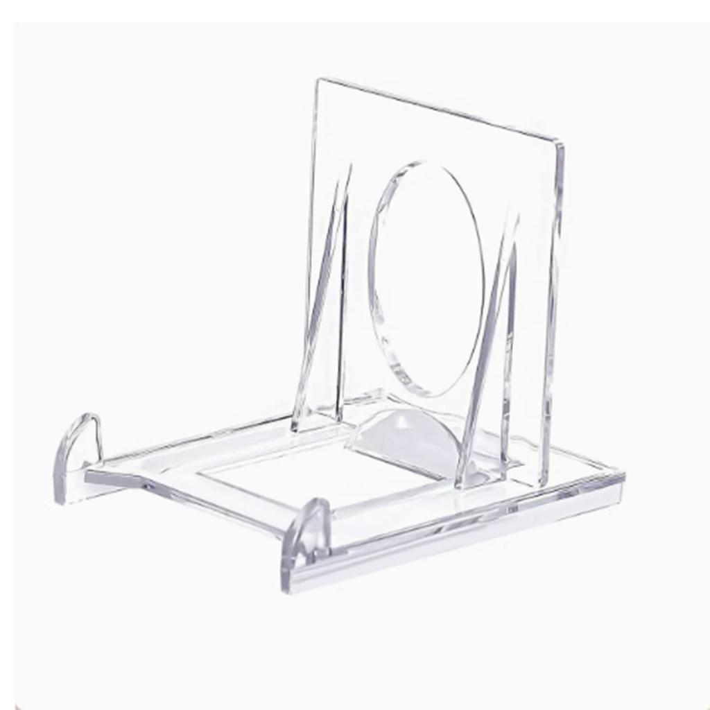 24PCS Adjustable Acrylic Display Easels Acrylic Plate Stand Display Holder Sturdy Book Stand for Home Office School