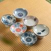 Chinese Blue and White Porcelain Fruit Plate Household Nut Biscuit Storage Plate Living Room Tabletop Sundries Storage Plate New