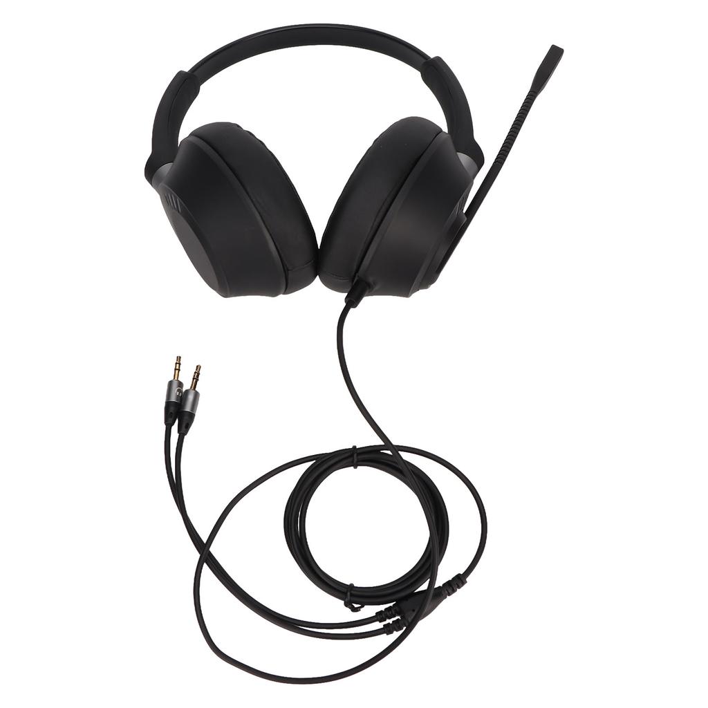 Cell Phone Headset Noise Canceling Dual 3.5mm Jack Low Distortion Communication Computer Headset with Microphone