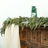 Simulation Green Plant Pine Needle Rattan Christmas Decoration Home Door Hanging Window Decoration Simulation Rattan