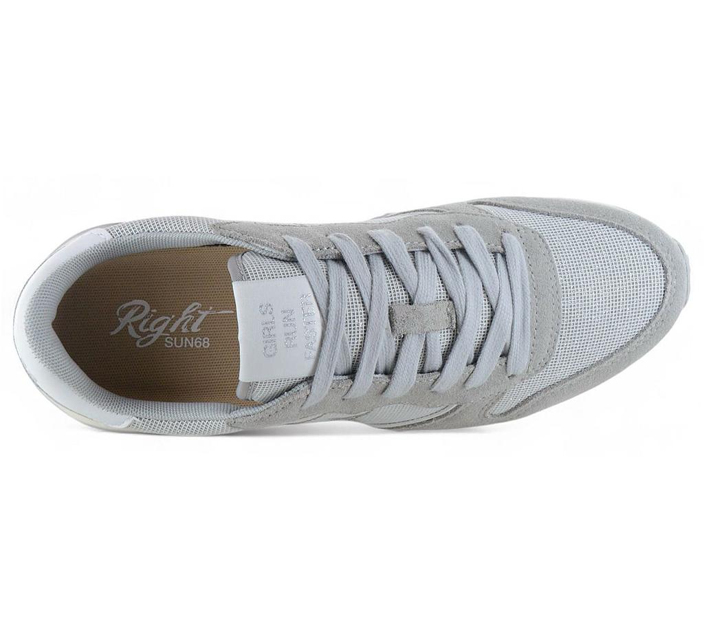 Sun68 Ally Glitter - Women's Sneakers Shoes Grey-Silver Z35203-44 ORIGINAL