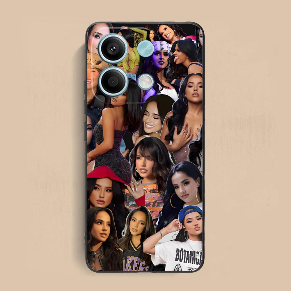 

Модный матовый чехол из ТПУ Becky G для мобильного телефона Xiaomi Redmi 15 14 13 12 A5 3 2 1 C Plus 4G 5G, цветная печать redmi 15