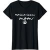 Proud Maine Coon Cat Mom for Women Funny Pawprint Simple T-Shirt