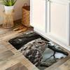 1PC Owl Pattern Kitchen Rug Non-Slip Door Mat Pop Design Bathroom Rug Bath Mat Carpet for Home Sink Laundry Decor