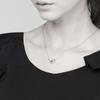 Patrick Necklace 92.5 Silver Necklace White Trm Ptn13Shlk