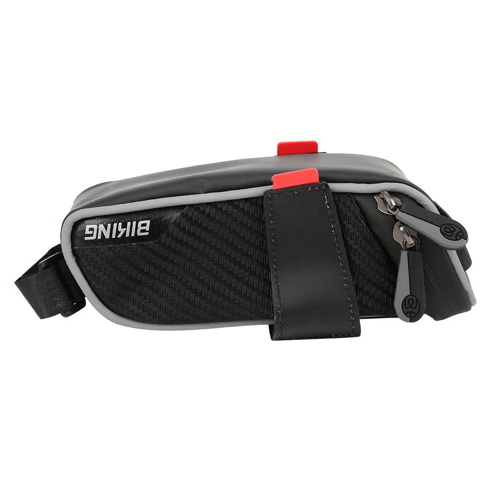 Portable PU Bicycle Saddle Bag Waterproof Large Capacity Tail Seat Pouch Cycling Equipment1