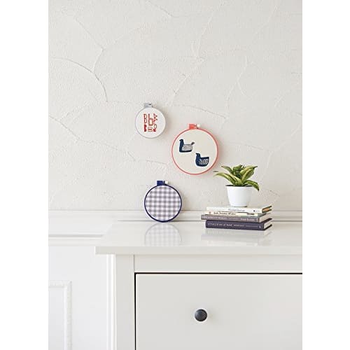 Clover Embroidery Tools Colorful Embroidery Hoop 15cm Blue 57-265