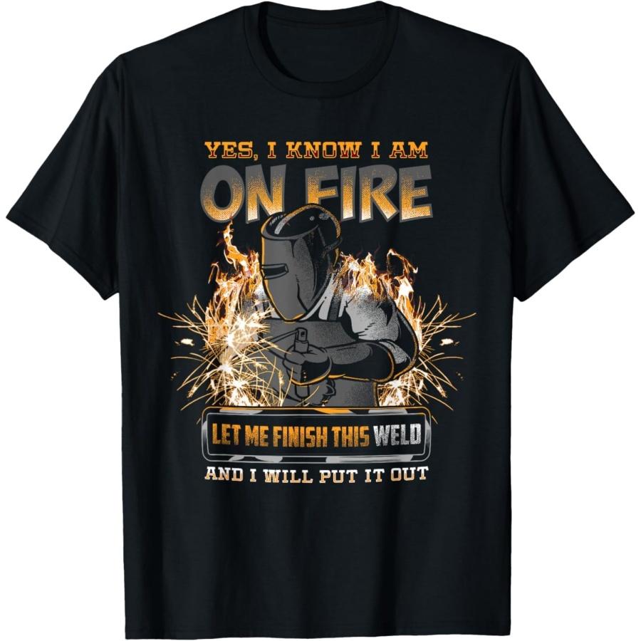 HYETYDV Welding Funny Saying Welder for Men Boilermaker T-Shirt XXXXXL чёрный