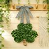 Charming . 's Shamrocks with Plastic for Door Hanging and festives Cheer