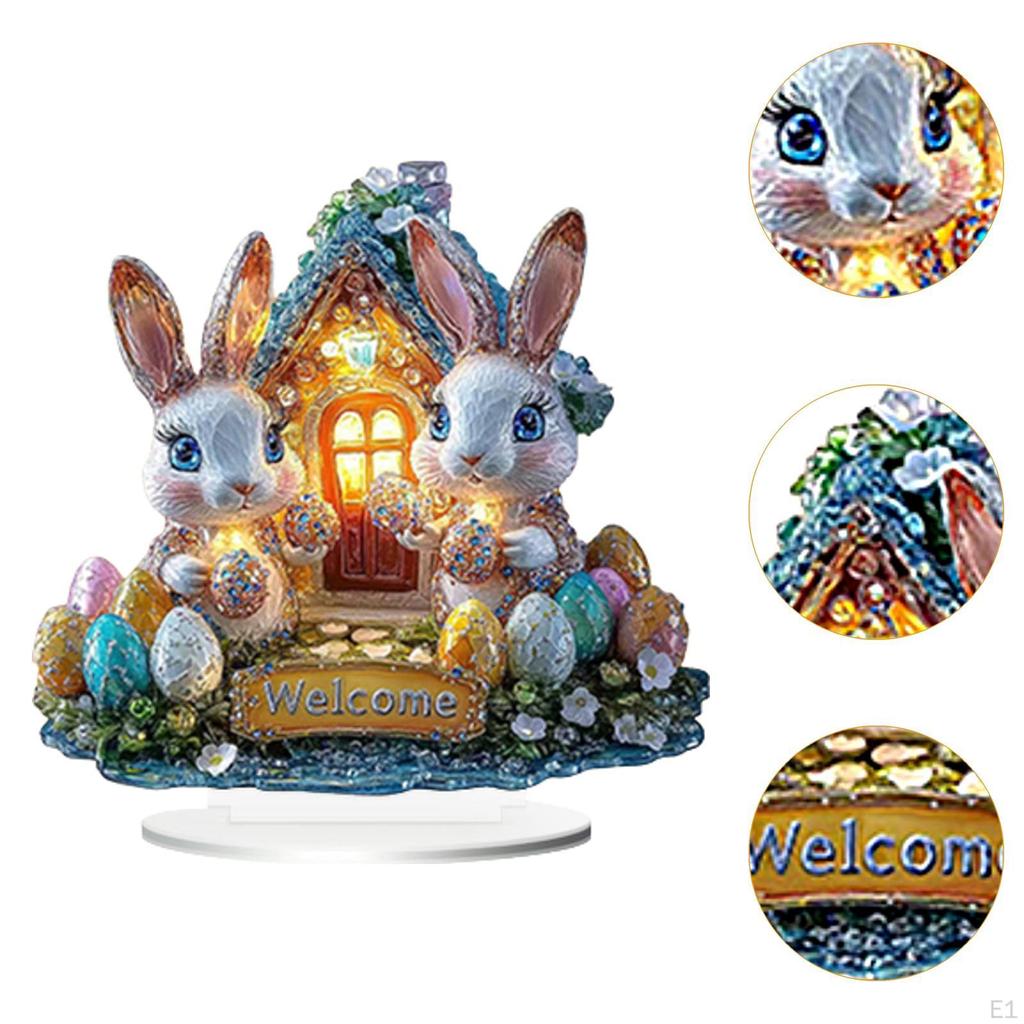 Acrylic Bunnies for Easter Celebration Tabletop Display