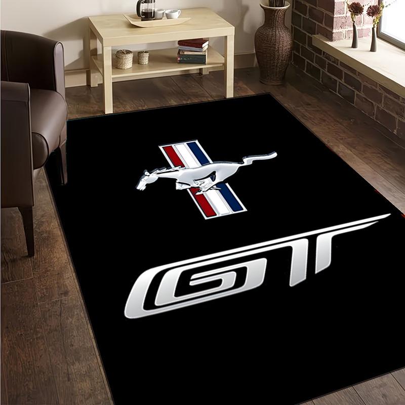 1PC Mustang Carpet Floor mat, Anti-slip mat Chair rug For livingroom,Bedroom, doormat home decor Gift Christmas Gifts