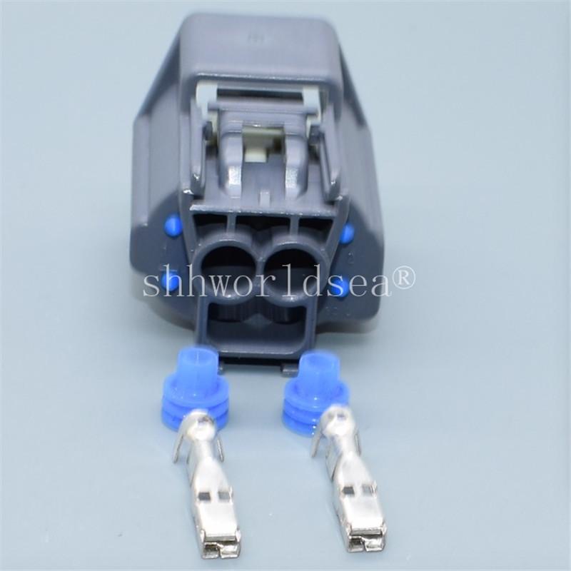 1Sets 2PIN 7282-5575-10 7183-5575-10 Automotive Electronic Brake Booster Pump Plug Female Male Waterproof Connector Cable Socket