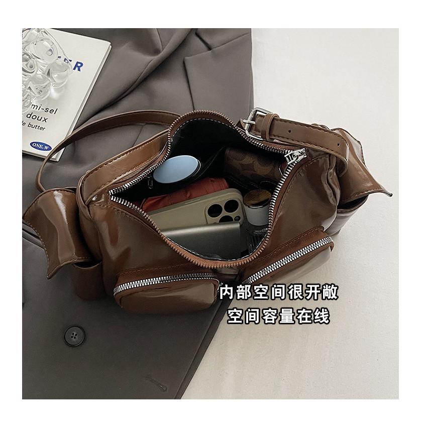 IELGY Ladies Tote Bag Cute Simple Texture Casual Shoulder Armpit Bag
