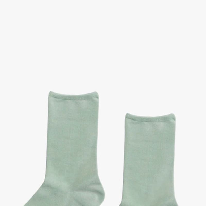 pink PINEAPPLE [3EA 1SET] PASTEL MIDDLE SOCKS_MINT