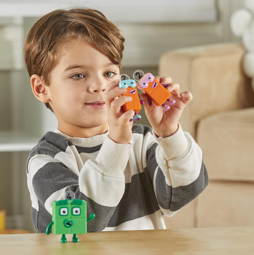 Numberblocks Four and The Terrible Twos Numberblocks Character Figures 95355 Authentic 3-Pack