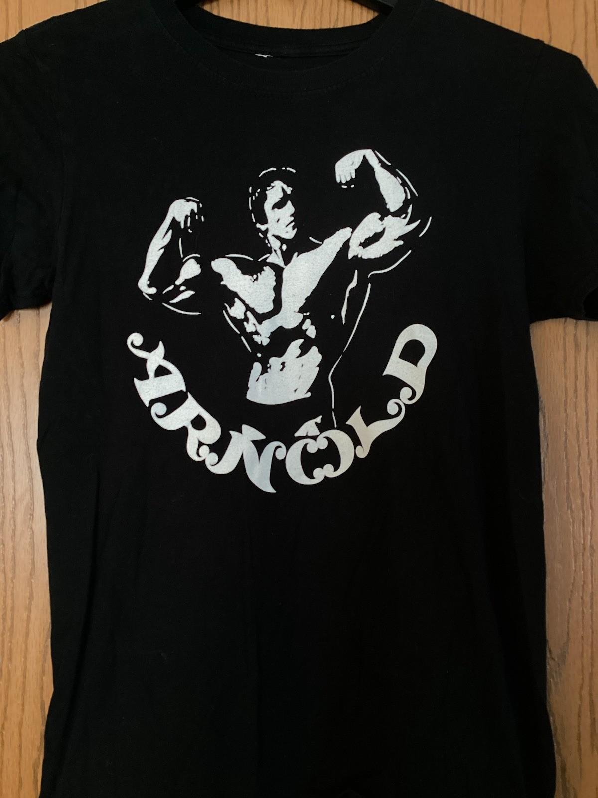 Arnold Schwarzenegger - “Arnold” - Image Of Arnold Flexing - Black - No Tag XL