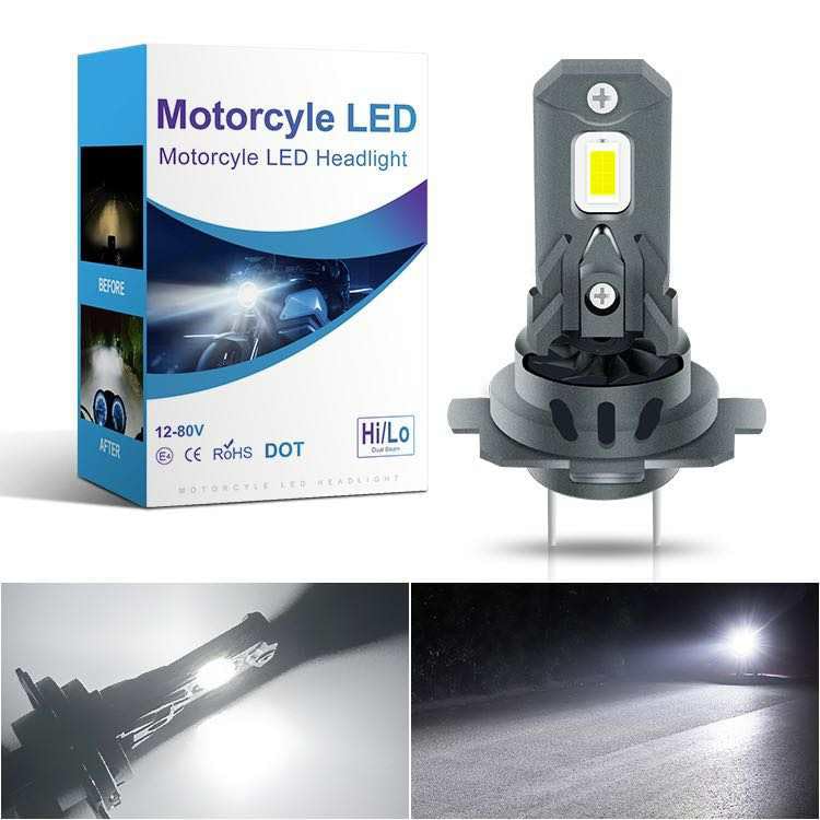 Super Bright H7 LED Headlight Perfect for Motorcycles 12V Explosive