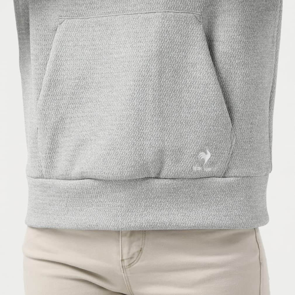 Le Coq Sportif Golf 2022 Model Golf Top GY00 Size S Fall/Winter [Latte] Hoodie, Sweat-Wicking, Stretch, Women's, (Gray),