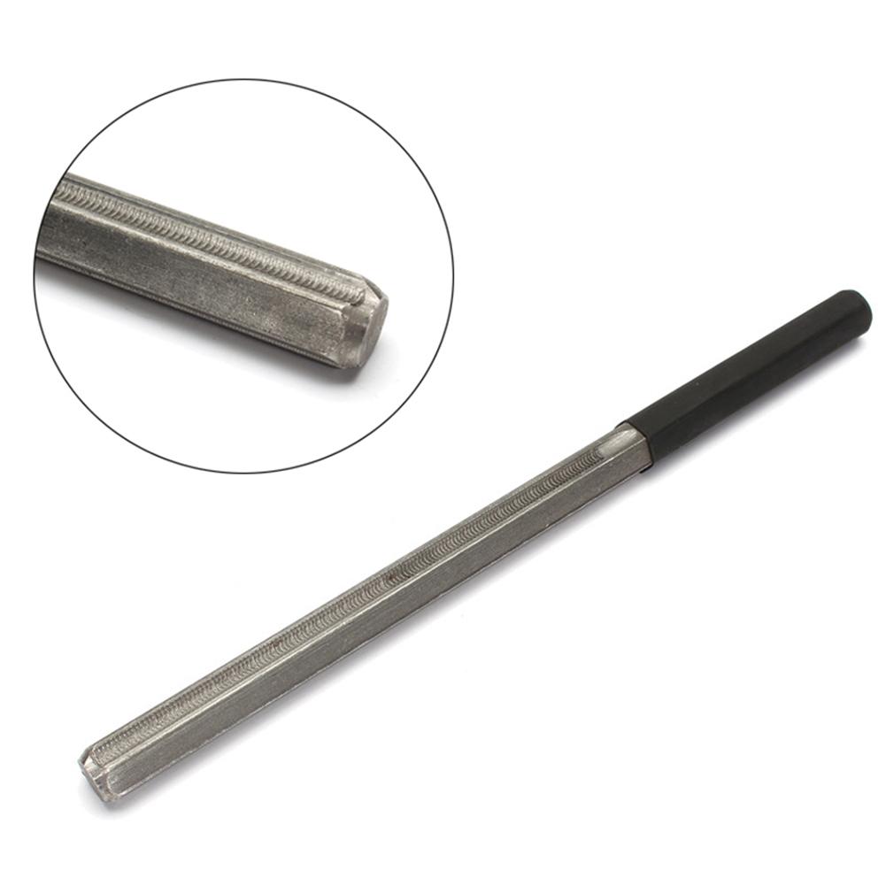 Guitar Fret Crowning File Dressing File with 3 Size Edges Professional Luthier Tools Stringed