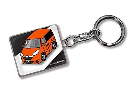 [MKJP] Custom Keychain for Stepwagon RG Base: Black Car Color: Orange