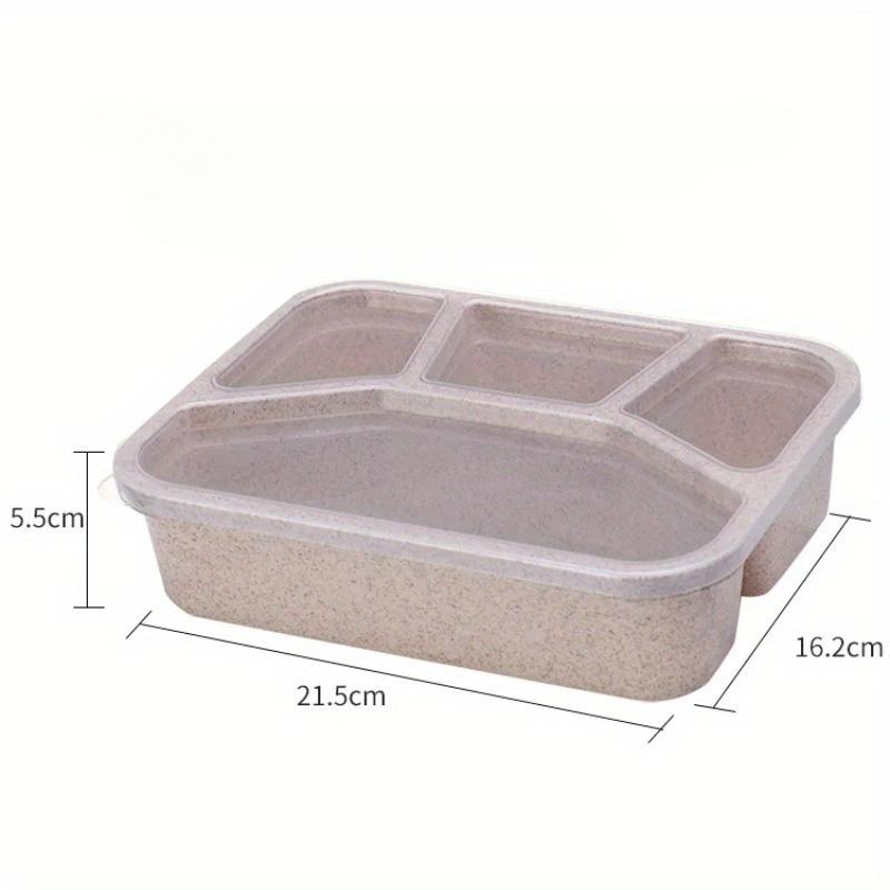 Bento Lunch Box 4 Compartment Meal Prep Containers Lunch Box for Kids Free Reusable Food Storage Containers Schools