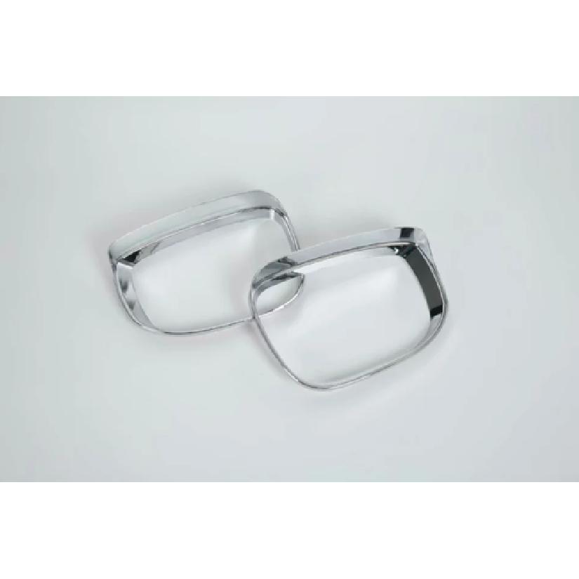 Chrome 2x Rain Guard Mirror Cover Trim for 2017- Mazda CX-5 CX5 Rearview ABS