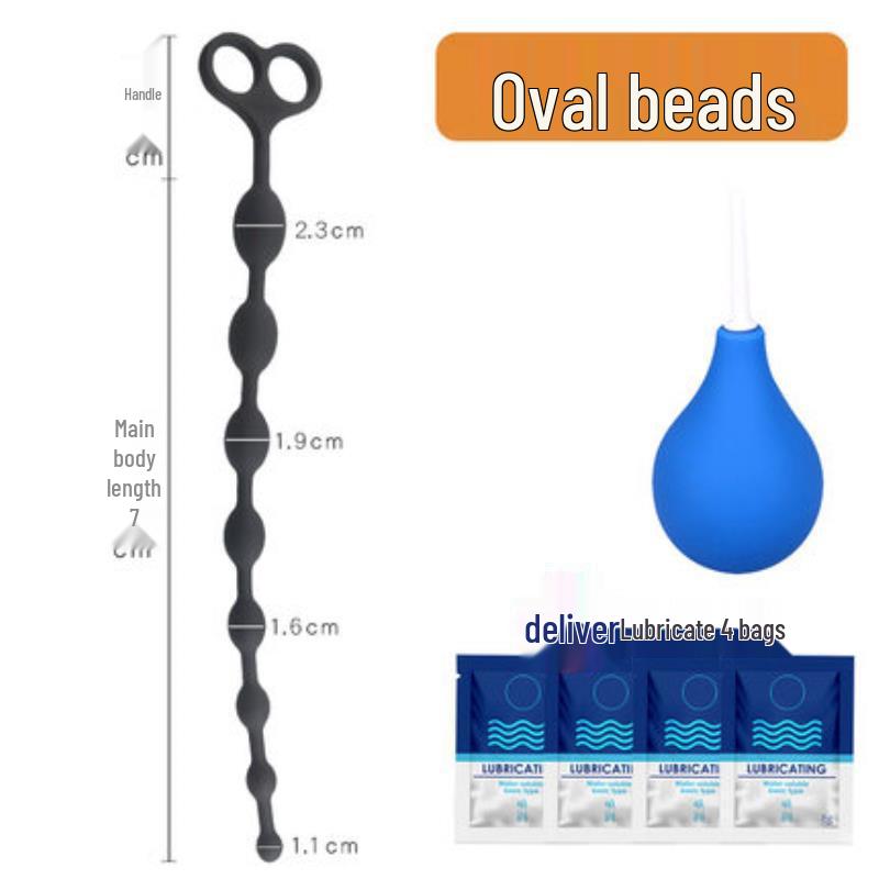 Versatile Extra-Long Anal Plugs: Large-Size Beaded Masturbators for Men and Women, Adult Toys
