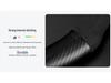 Changan Lantuzhe 2023 Suede Carbon Fiber Steering Wheel Cover - Universal Fit