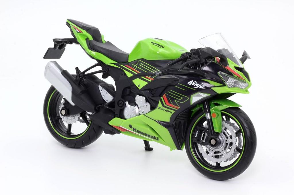 Doyusha Diecast Motorcycle 1/12 Scale 2023 Kawasaki Ninja ZX-6R Green Finished Product