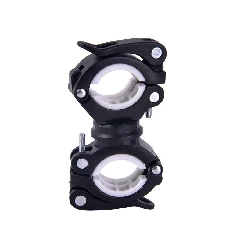 Bike Light Bracket Multifunctional 360 Degree Rotatable MTB Road Bike LED Flashlight Mount Holder Cycling Bracket Accessories черный белый