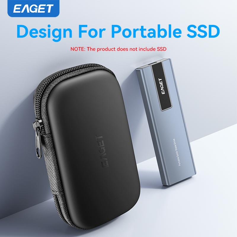 Portable Storage Box for M. 2 SATA Solid State Drive 2.5-inch Hard Disk Box Bluetooth Earphone Storage Box Card Data Cable Box