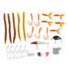 67PCS Fishing Lures Kit Bait Tackle Kit with Hard and Soft Bait Jigs Fishing Hooks for Freshwater and Saltwater