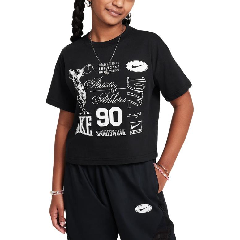 Nike Sportswear1972 T Shirt Black HM6306-010 L(160)
