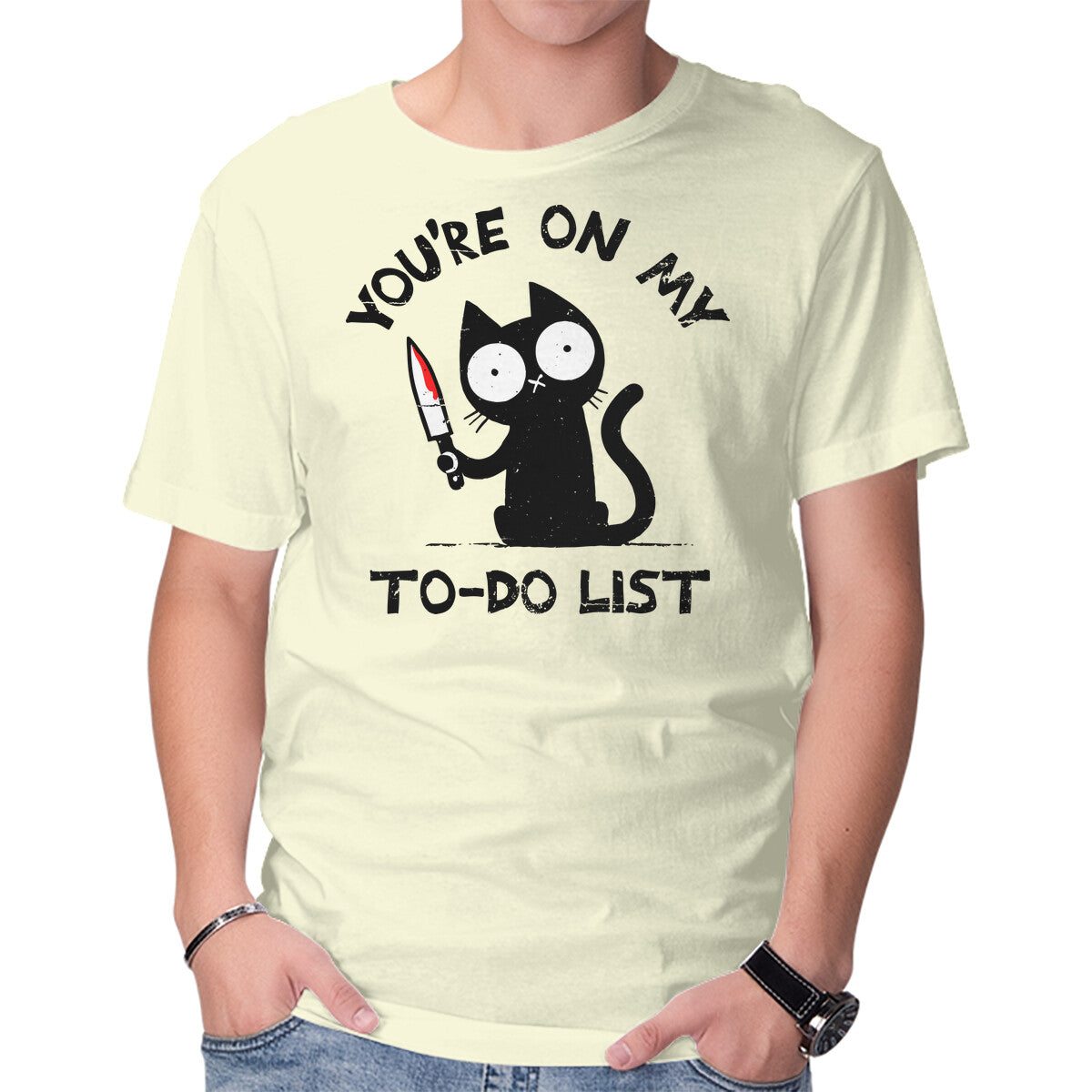 Unisex Crew Neck T-Shirt You re On My To-Do List Graphic Short Sleeve Casual Tee XXXL