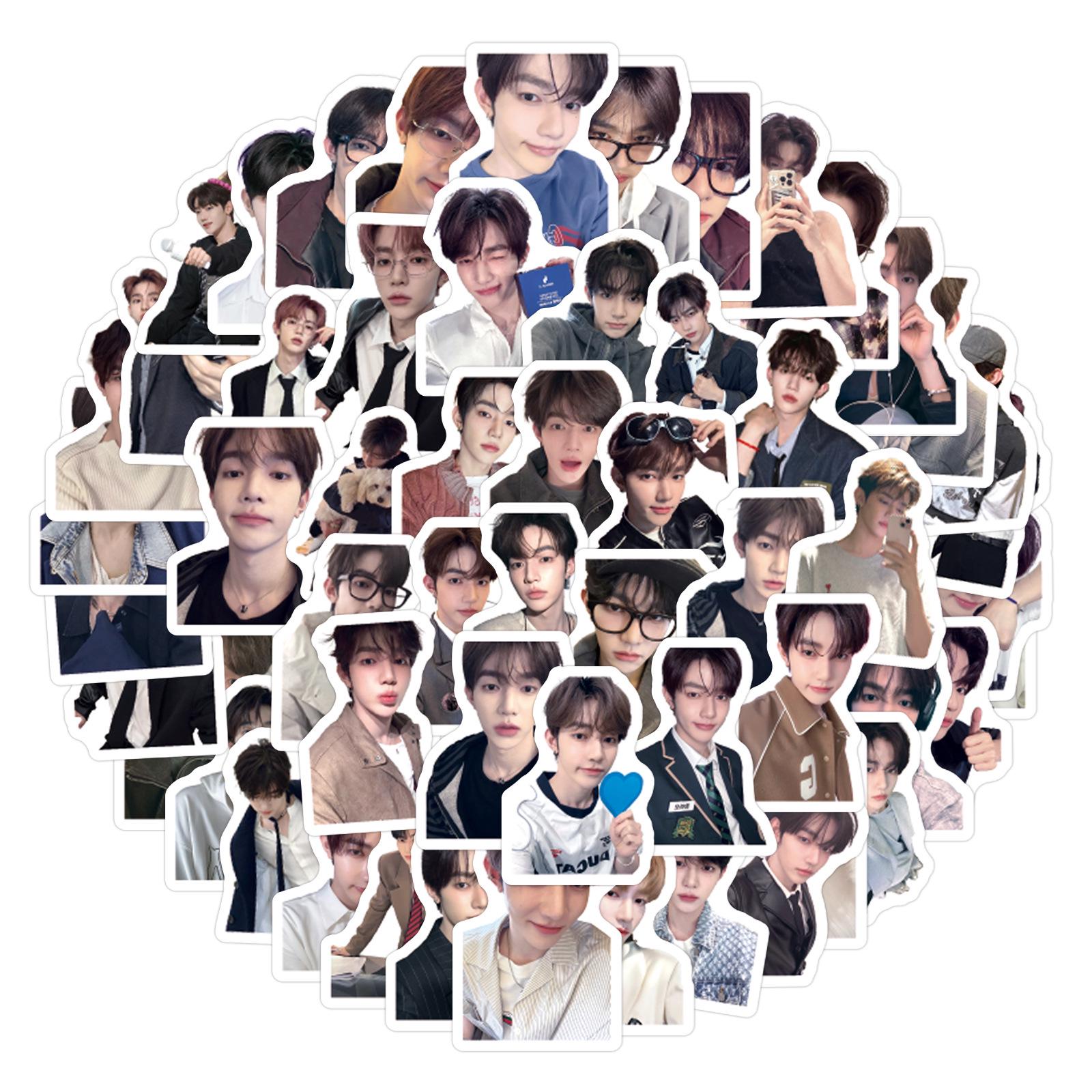 100 Sheets Korean Star ZB1 Zhang Hao Stickers for Journals, DIY Projects, Phones, and Laptops