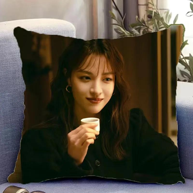 Gong Jun Zhong Chuxi Wu Xuanyi Double-Sided Printed Pillowcase Tv Rising With The Wind Drama Stills Home Car Decor Cushion Cover
