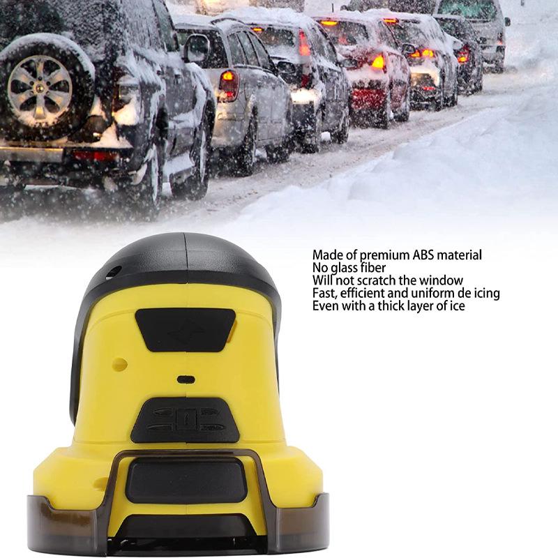Electric Handheld Ice Scraper & Windshield Defroster with USB Charging
