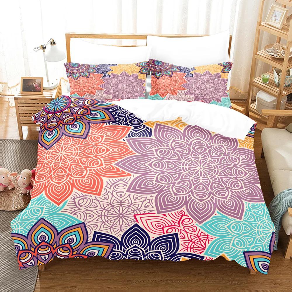 3d Boho Bed Linens Duvet Cover Set Comforter Bedding Sets Twin Full Queen King Bedroom Home Textile Housse De Couette Bohemia