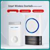 Wireless Waterproof Self-Powered Smart Doorbell with UK Plug