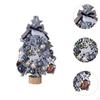 Mini Desk Christmas Tree with Lights,Small Artificial Tree,Lighted Tabletop